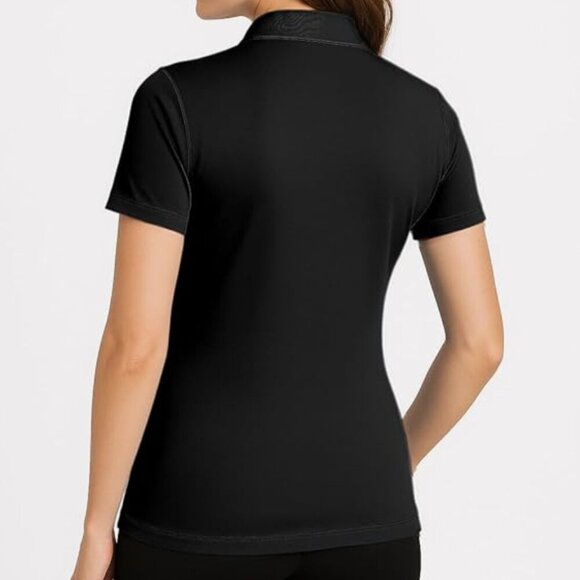 Women's Dry-Fit Golf Polo Shirts 3-Button Golf Polo's XL - Picture 3 of 7